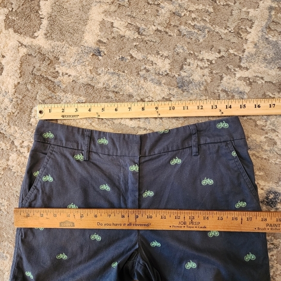 Cambridge Dry Goods embroidered bicycle shorts. Blue/green. Women's size 2 - Picture 15 of 15